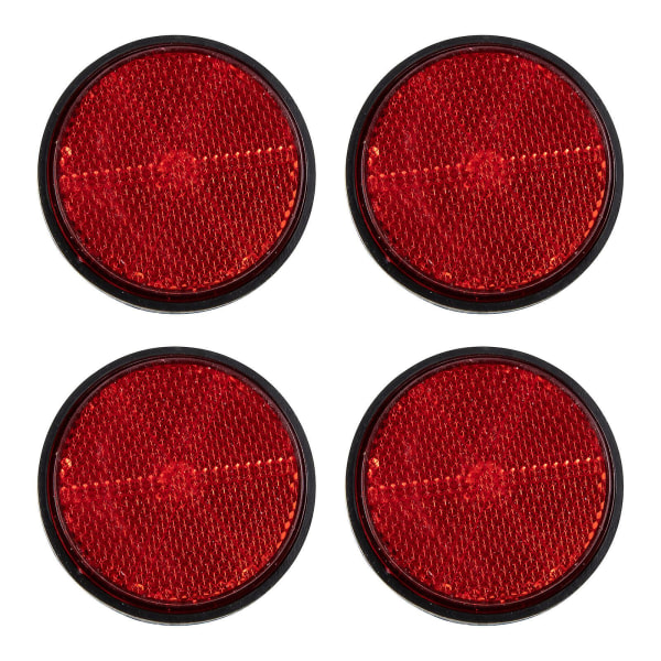 4 Pcs Auto Tools Triangle Sign Car Rear Reflector Safety Reflectors Round Bike Reflectors Road Bike Reflectors Bike Safety Signs