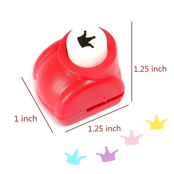 Hole Punch Craft Sett, 10 pakke Punch Shape Craft Punch Scrapbook Supplies Shape Punch Ulike stiler tilfeldig