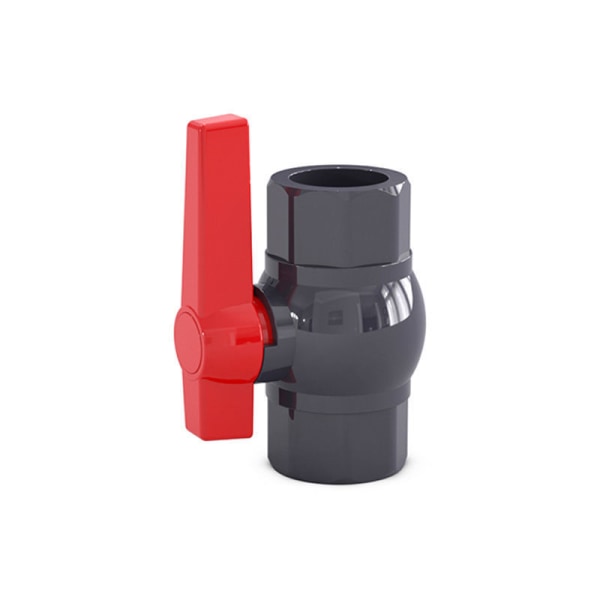 PVC-kuleventil - U-formet vannforsyningsventil - Kompakt hunngjenger - For strømningskontroll og avstengning (DN32 Φ50mm*1PCS) 50