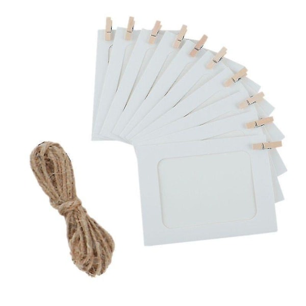 10 kpl Paper Diy Riippuva Album Kehys + Naru Kliinit