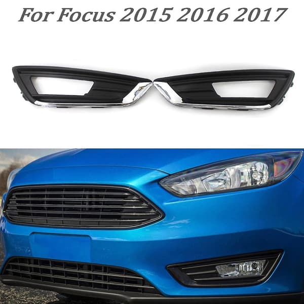 Tåkelysdeksel Foran Bumper Sidelyskarm Bezelhette Hus For Focus 2015-2018