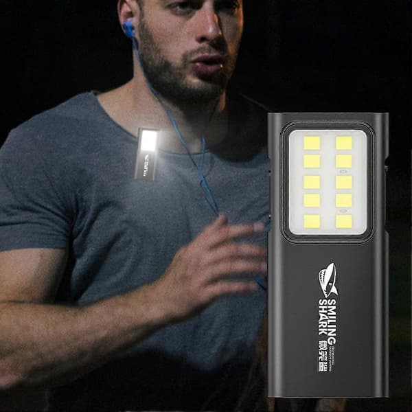 Mini COB LED arbeidslys bærbar klipslys enkel å bære
