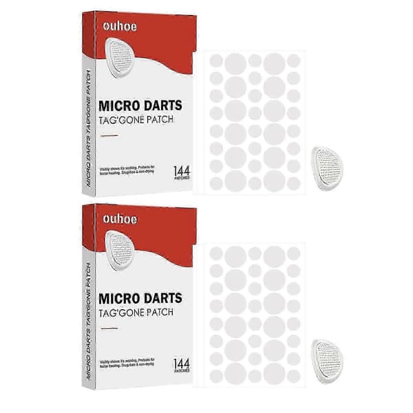 Microdarts Tag'Gone Patch, Neutroera Blusoms Ubesværede Microdarts Tag-Gone Patches 2PCS
