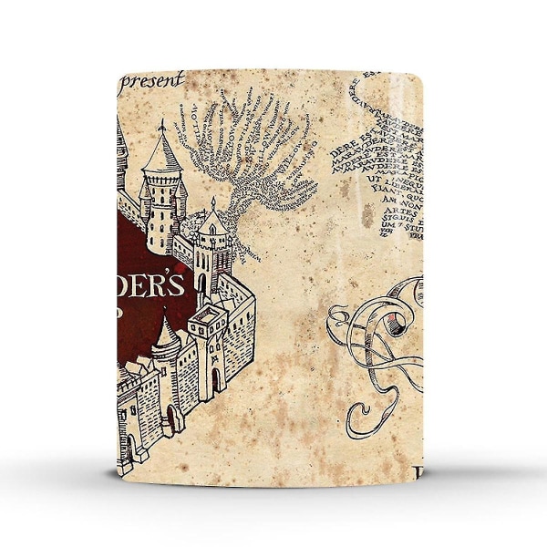 Harry Potter - Marauders Map - I Solemnly Swear 11 Oz Stor Keramisk Morphing Krus Varmesensitiv Clue Krus Fullt Bilde Avslørt Når Varm Væske Er