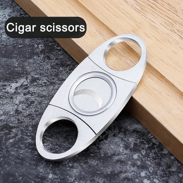 Bærbar rustfri stål skarp cigar cutter cigar saks