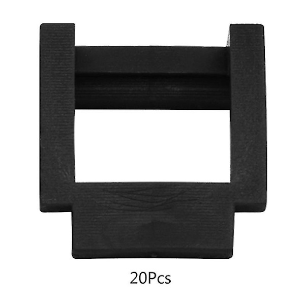Pystysuora PCI-e-nousukortin pidike lukitus PCI-e-kaapelille Black 1 set of 20