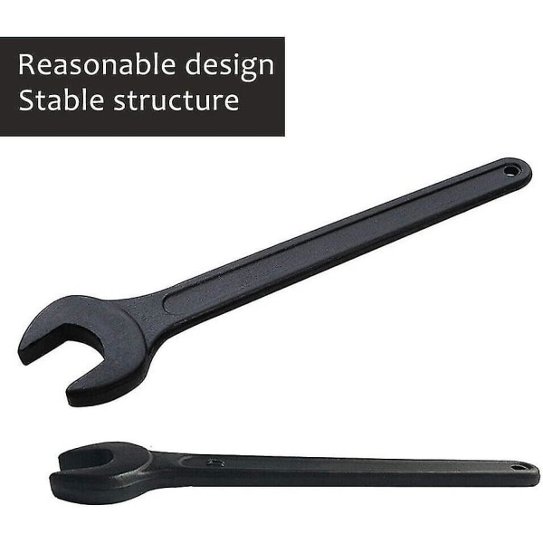 Kompressionsfitting Nøgle Enkelt Endenøgle Åben Enden Fladsnøgle (sort) (38mm)