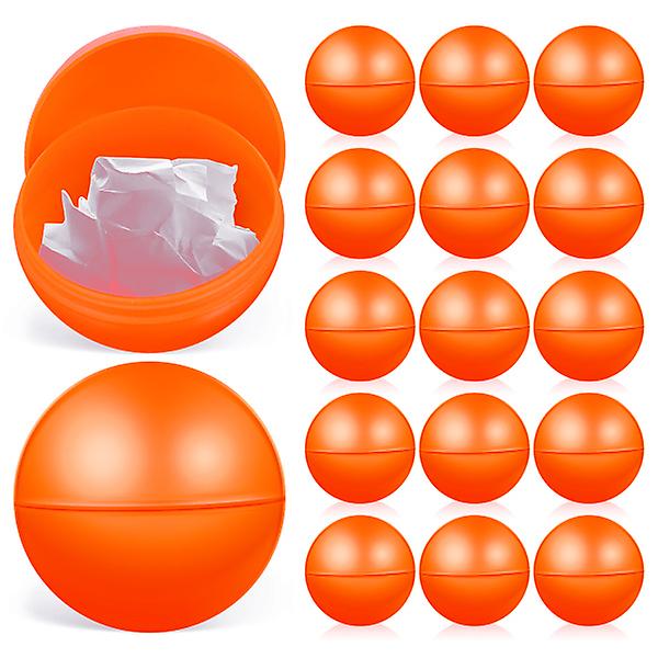 25 st Lotteribollar Lotteribollar Runda bollar Plast Ihåliga öppningsbara spelbollar Rekvisita