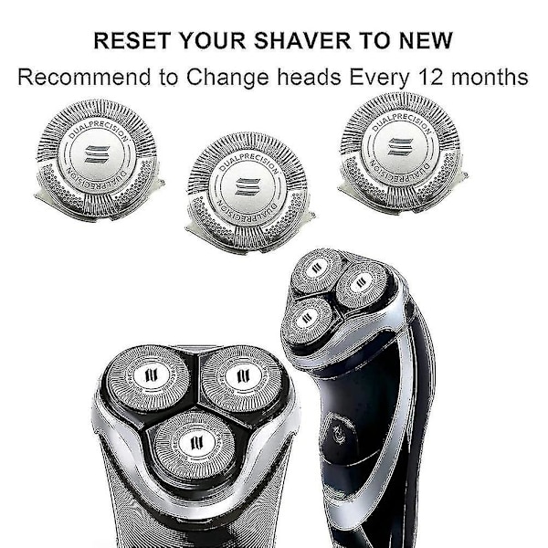 6 stk. Hq8 Blade Shaver Hoved til Philips Pt730 Pt735 Pt860 Pt8