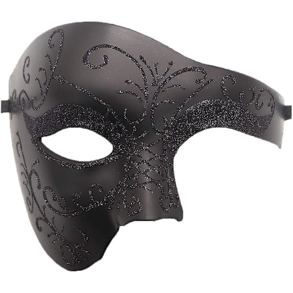 Parmask för par - Metallisk venetiansk mask för karneval, fest, bal och kostym
