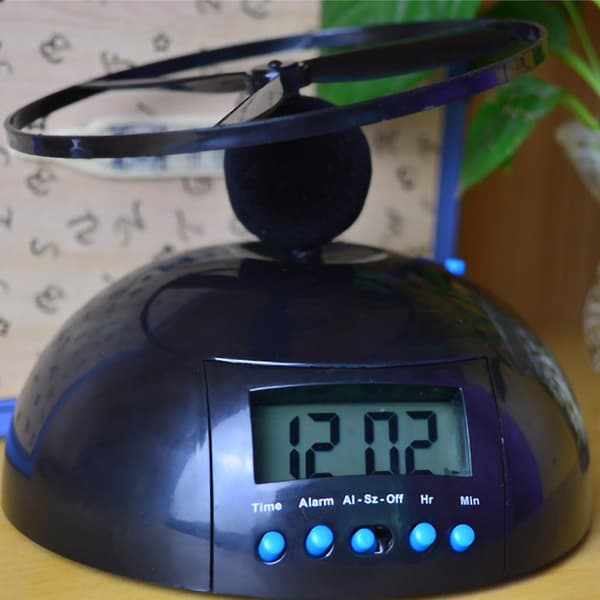 Elektrisk Ur med Display Timer til Hjemmet og Soveværelset - Flyvende Ur med Baggrundsbelysning