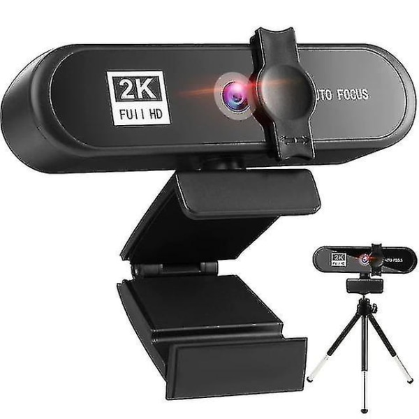2k HD-verkkokamera USB 3.0 -kamera sisäänrakennettu mikrofoni PC:lle  Kannettavalle tietokoneelle Video Webcam Web-kameralla 4d35 | Fyndiq