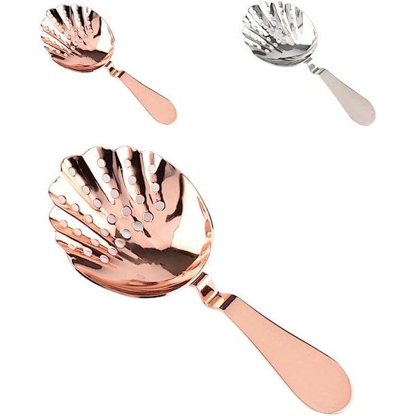 Rustfritt stål teblad infuser sil skje krydder sil