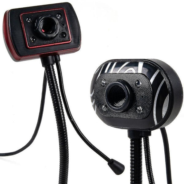 Hurtig levering Usb 2.0-webkamera Driverfri 480p-webkamera 5mp-webkameraer Bærbare computerwebkameraer med mikrofon tilfældig stil på lager