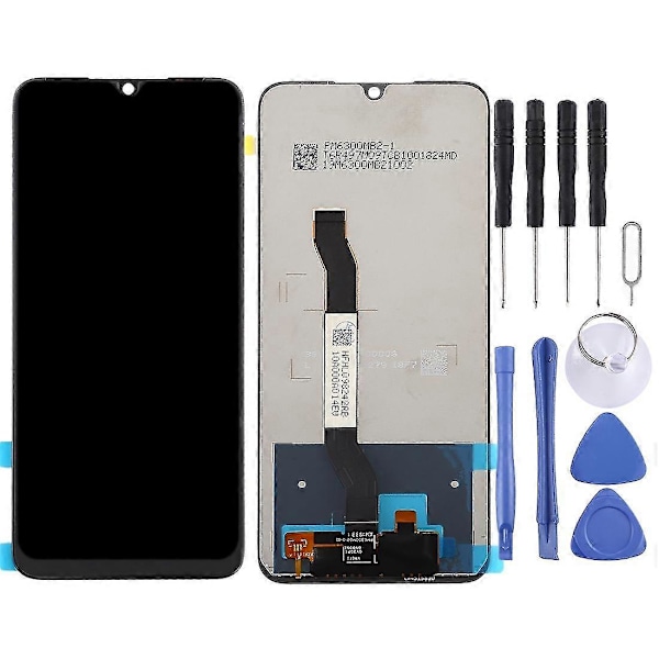 TFT LCD-skärm för Xiaomi Redmi Note 8 med pekskärm, komplett montering (svart)