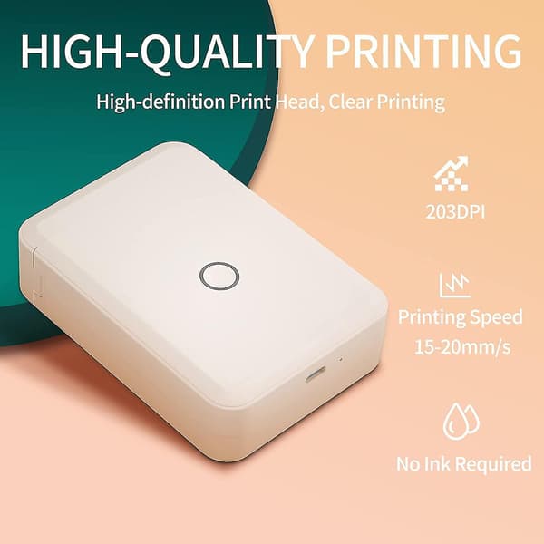 D110 Mini Bluetooth-etiketprinter - Perfekt til mærkning på hjemmekontoret