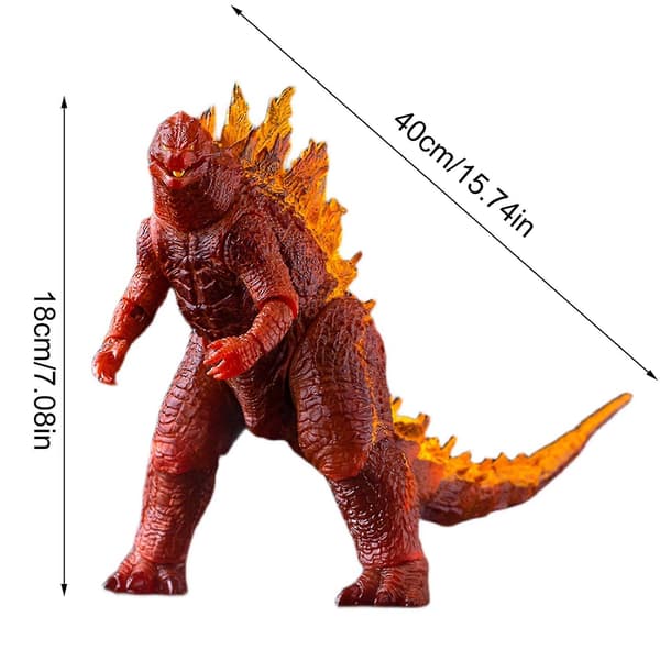 Nuclear Jet Energy Version Godzilla Monster Rörlig Modell Figur