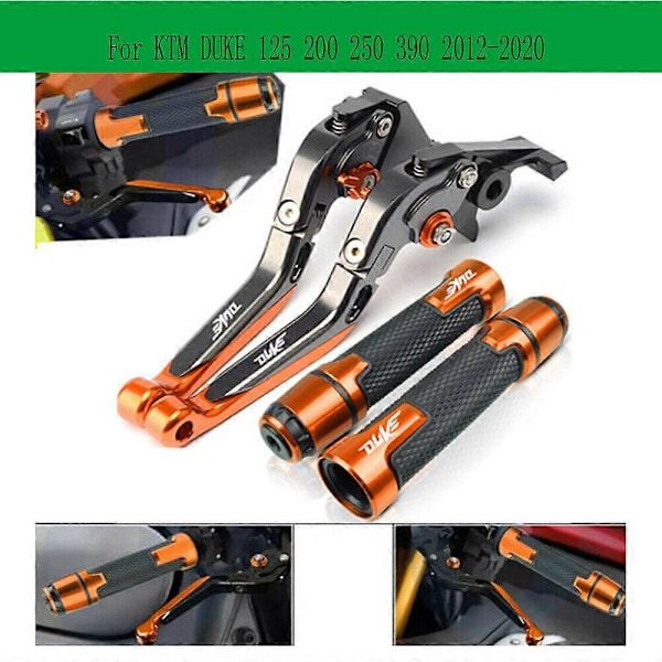 KTM DUKE 125 200 250 390 -malleihin taittuvat, jatkettavat jarru- ja kytkinvivut