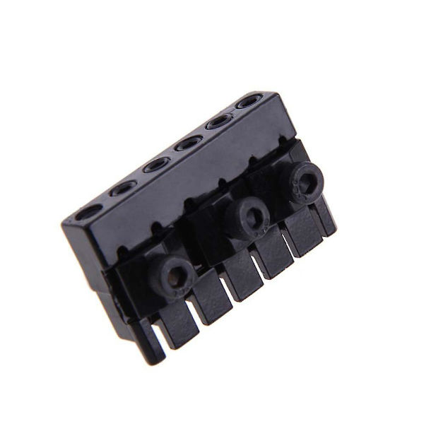 1 sett 6 strenger sadel headless gitarbro hale svart for elektrisk gitar deler erstatning