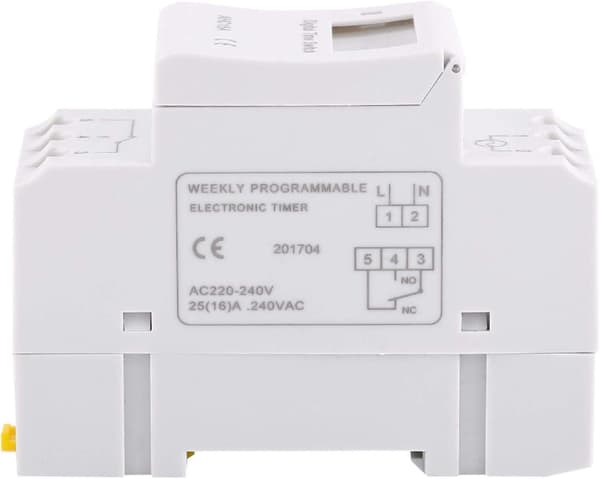 Robust 7-dagers digital timer, programmerbar timer, 16-kanals digital relé timer bryter, timer for generelt bruk
