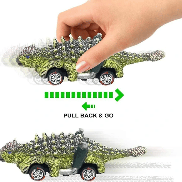 Dinosaurukset-autot - 4 kpl pakkaus