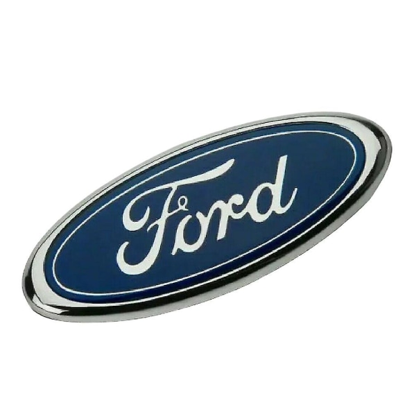 Ford Badge Oval Sininen/kromi 150mm X 60m Takamerkki Focus Mo
