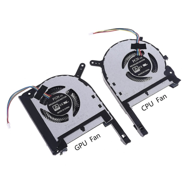 CPU og GPU Køleventilator Udskiftning til Strix Tuf 6 Fx505 Fx505g Fx505ge Fx505gd
