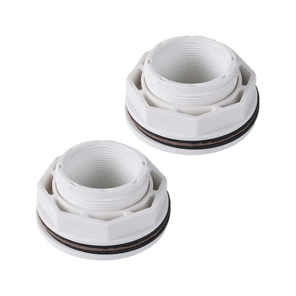 2-pack 1 1/2-tums markinlopp/utloppsrör med låsmutter och packning för Sp1023