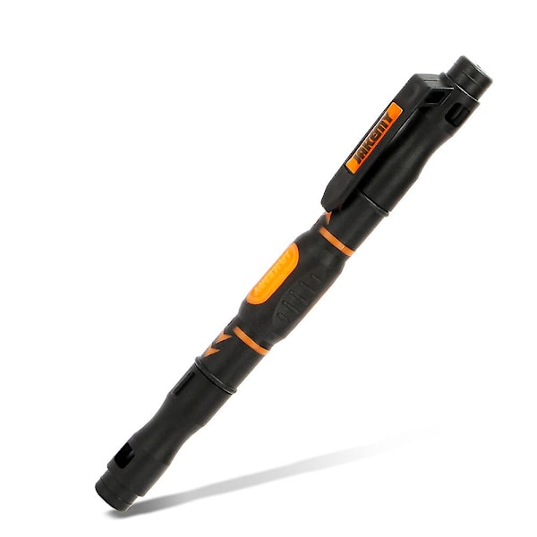 Jakemy 3 i 1 bærbar dobbeltkop bits skruetrækker pen med magnetisk tovejs slids og Phillips bits skruetrækker bits skruetrækker diy reparationsværktøj