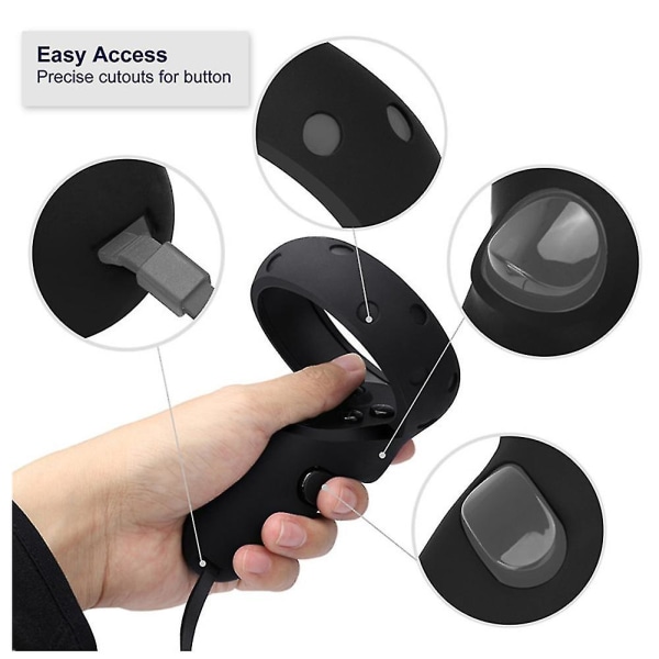 1 par Touch Controller Grip Cover Myk Glatt spillkonsoll For Oculus Quest 1 Ny