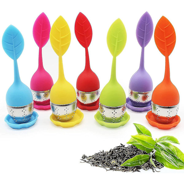 7 dele rustfrit stål te-infuser