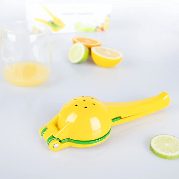 Sitronspresser, premium sitronspresser, enkel å bruke 2-i-1 manuell juicer hånd