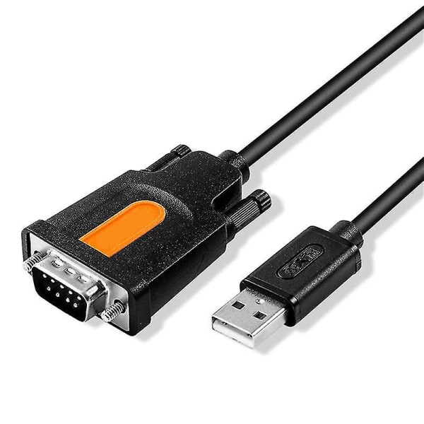 USB til RS232 Seriell Port Kabel USB til DB9 Pin COM Port Kabel Understøtter Tilstedeværelsesmaskine Kontant Etiket