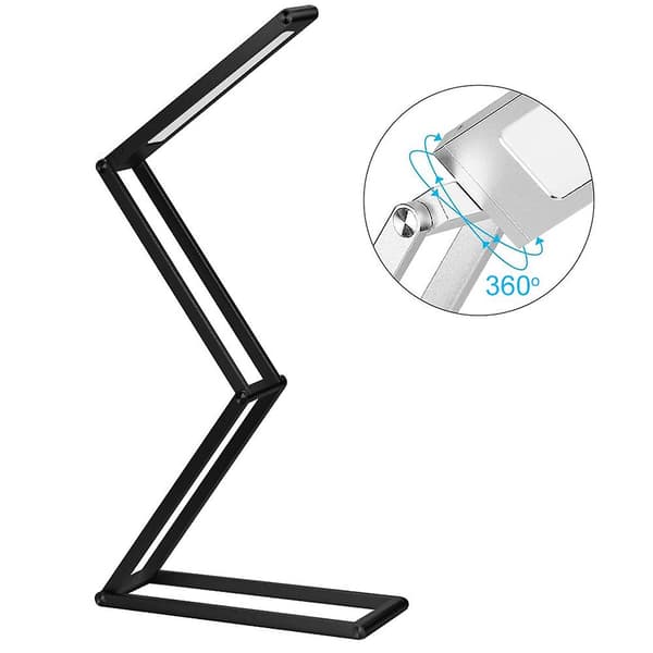 Led Dimbar Og Foldbar Mini Energisparende Skrivebordslampe Bærbar