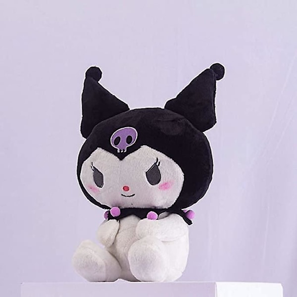 Kawaii Kuromi plys bamser, sød anime plys bamse pige vedhæng dekorativt legetøj, til børn 32cm Kuromi ny stil