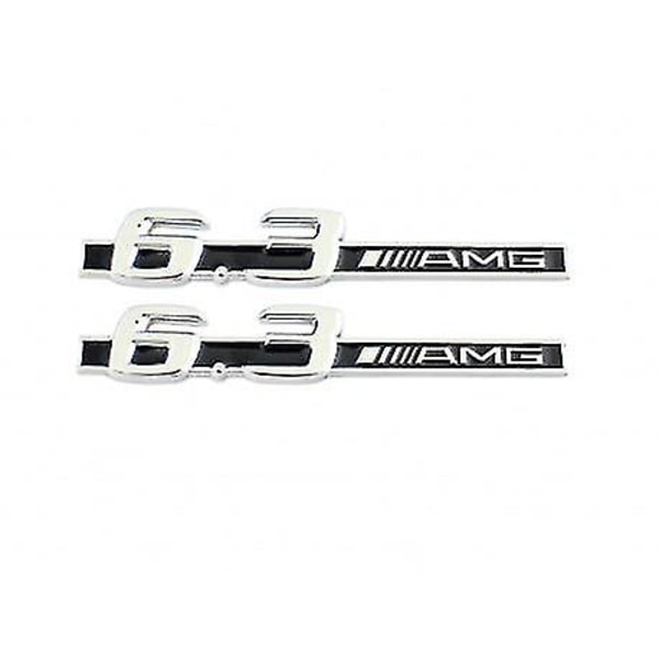 Chrome 6.3 Side Wing Badge - C63 Cl63 Cls6