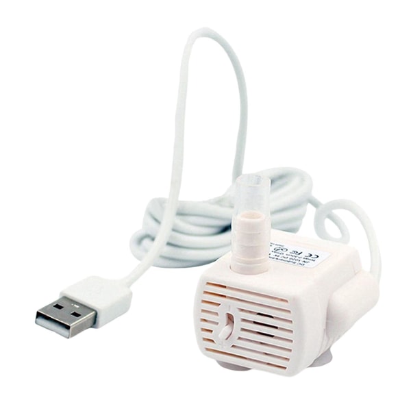 Springvandspumpe Lavt Energiforbrug Elektrisk Stille Justerbar USB