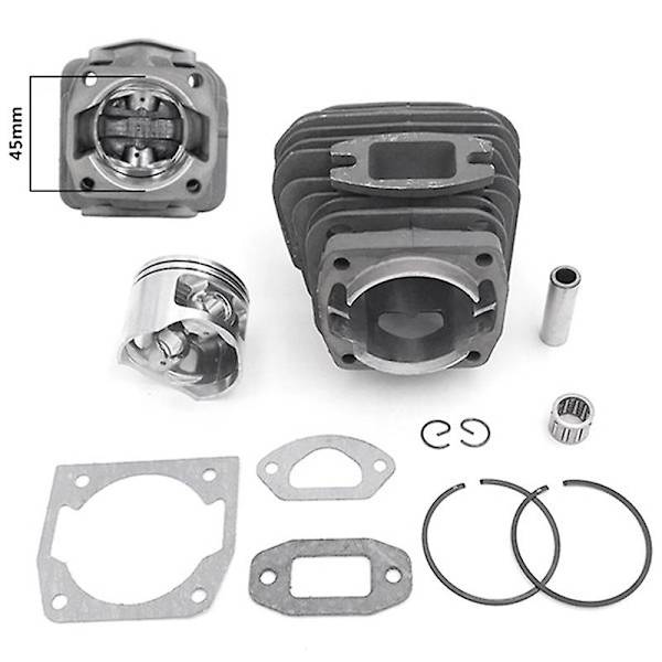 45,2 mm motorsag sylinder stempel nålebæringspakning sett for 4500 45cc 5200 52cc 5800 58cc bensin C