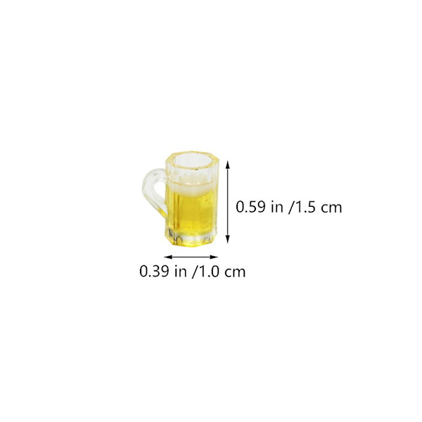 10 kpl Miniatyyrilelut Miniatyyri Olutpullot Mini Olutkupit Min