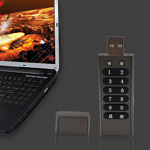 32/64/128/256 GB krypteret USB3.0 Flash Drive Hardware Password Memory Stick