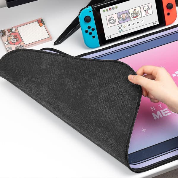 Wekity Gaming Musematte, Stor Sklisikker Gummibase Musematte, 80 X 40cm