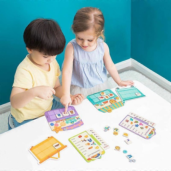 Indkøbsliste brætspil Børns Orchard Toys Aritmetik Hukommelsesspil Logisk puslespil legetøj