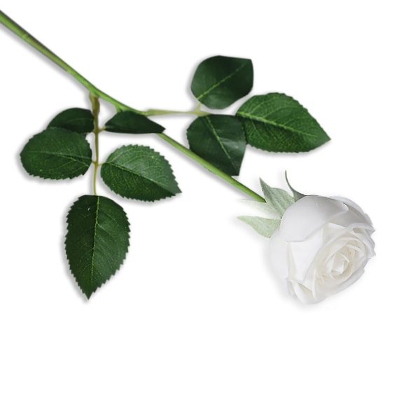 43cm Kunstig Rose Blomst Klær Hage Flerfarget Yard Hjem Flerbruks Pink