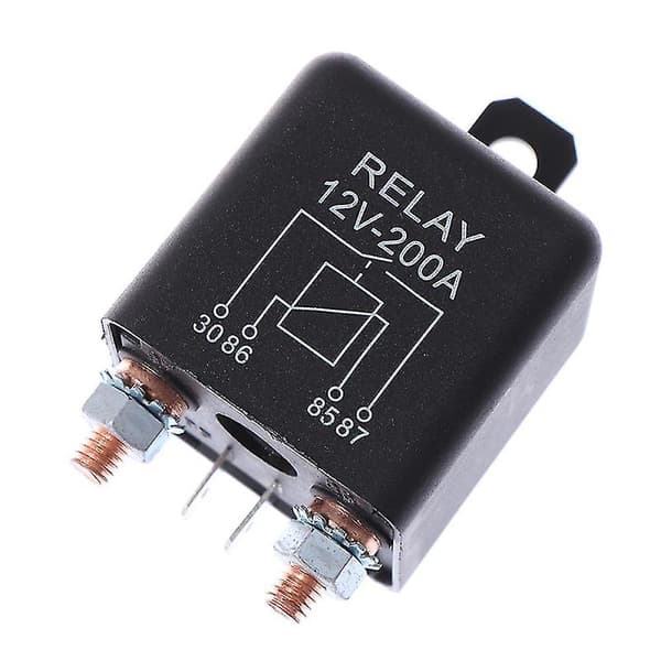 12V 200 Amp Heavy Duty Split Charge/winch Relæ Til Bil Van Båd 4 Pin