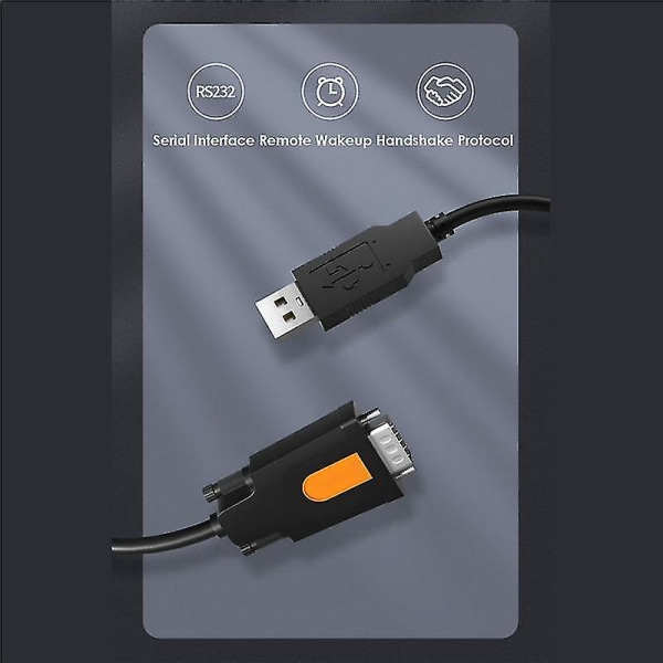 USB till RS232 seriell portkabel USB till DB9 stift COM-portkabel