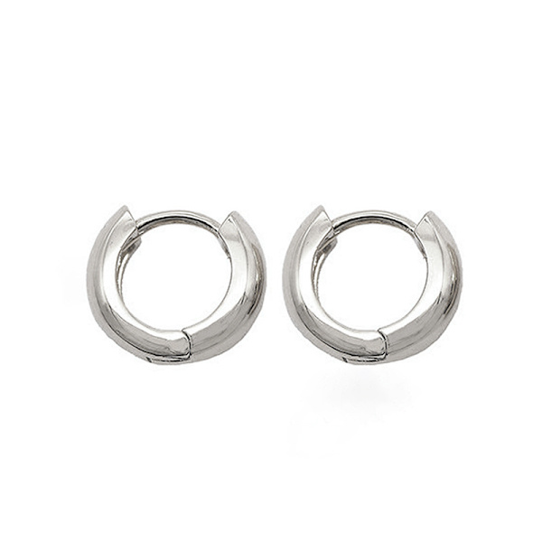 Små, chunky, lette chunky creol-øredobber for kvinner 16mm