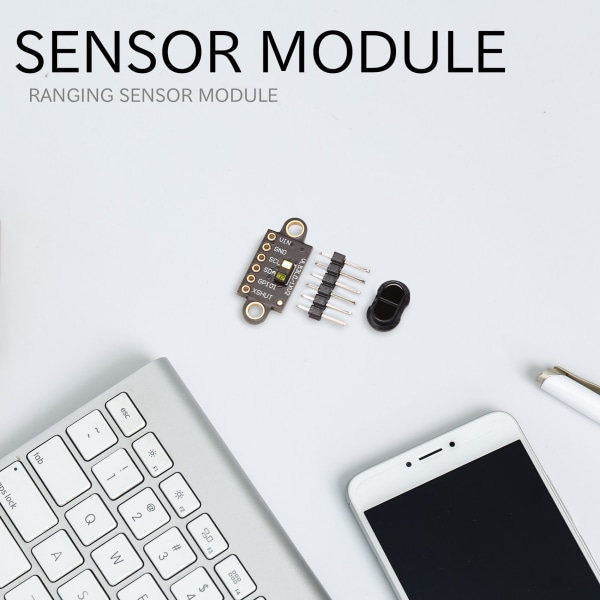 VL53L1X 3V-5V Afstandstijd-van-vlucht Sensor Module 400cm Afstandsmeting Extensie Board Module voor