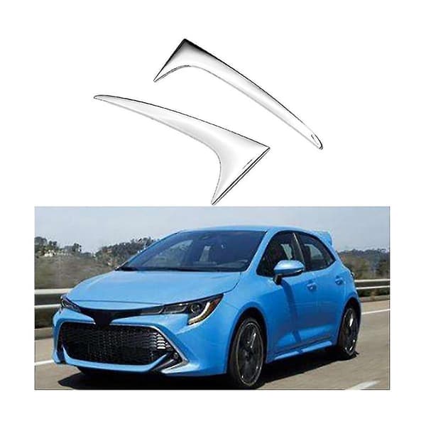 Bil Chrome Bakre Heckspoiler Vindu Side Triangle Dekorasjon Deksel For E210 2019-2020 Hatchback