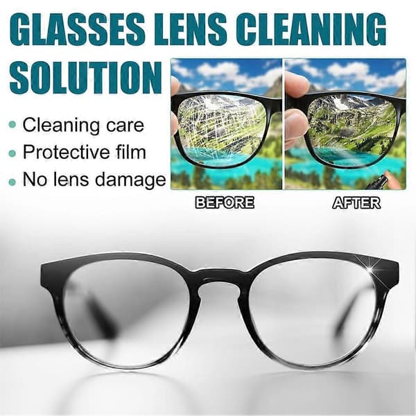 Linse ridsefjerner spray, brille forrude glas reparationsvæske 100ml 1pc