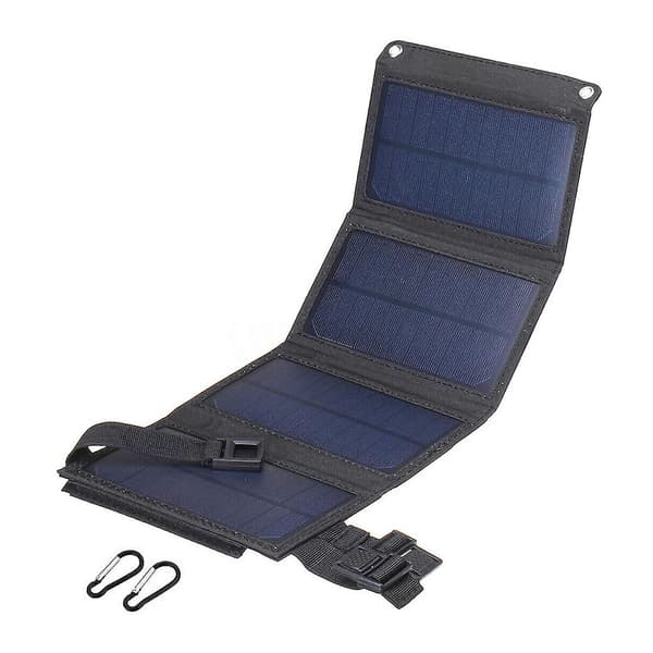 Usb Solpaneler 20w 5v Ip65 Vandtæt Foldbar Nødtelefon